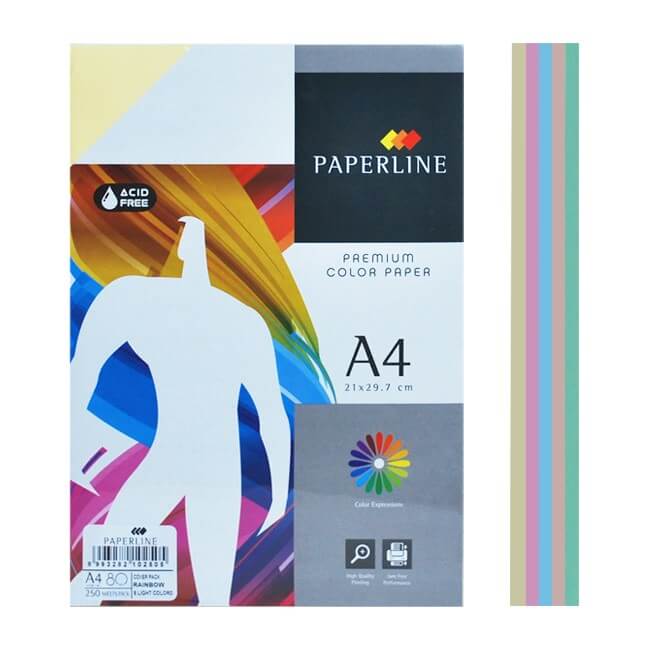 PAPIR A4 U BOJI-BIJELI PASTEL PEPERLINE 80gr.